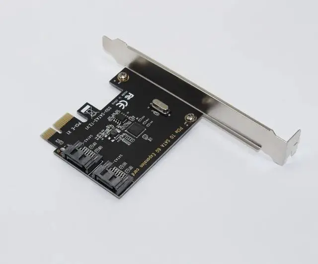 Alt view image 3 of 6 - PCIe PCI Express to SATA3.0 2-Port SATA III 6G Expansion Controller Card Adapter #L059#    hot