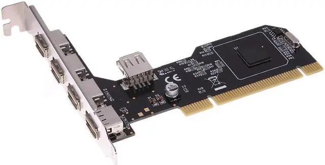 Alt view image 5 of 6 - 5 Ports USB 2.0 PCI Card HUB 480 Mbps High Speed PCI Controller Card Adapter PCI USB Expands Add on Card for Desktop Computer
