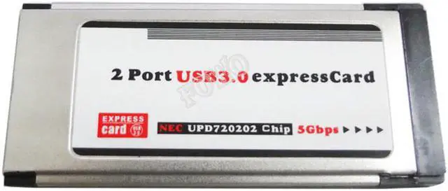Alt view image 2 of 6 - High-Speed 2 Port Hidden Inside USB 3.0 USB3.0 to Expresscard 34 54 mm Express Card Adapter Converter For Notebook Laptop