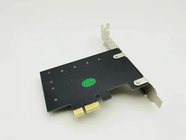 Alt view image 3 of 6 - 4-Port SATA PCIE to SATA Card PCIE Adapter PCI Express to SATA3.0 Converter 6G Expansion Controller Card Adapter IPFS