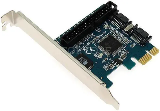 Alt view image 2 of 6 - IDE & 2 ports SATA 7pin to PCI express Controller Card Chipset Jmicron JMB363