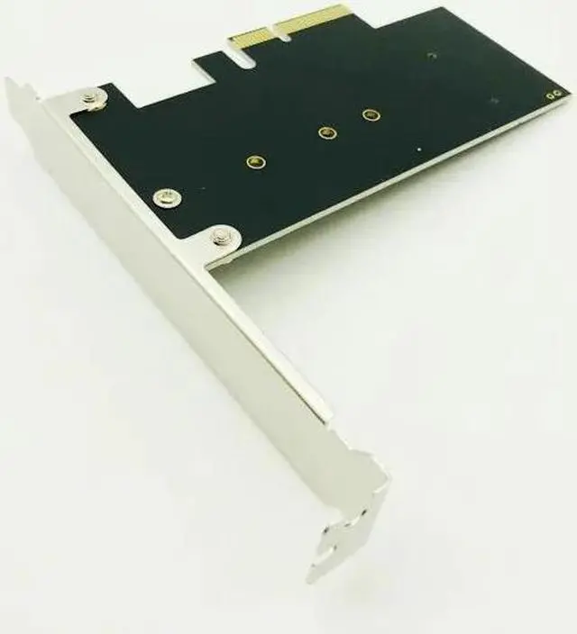 Alt view image 4 of 6 - Socket M key M.2 NVMe SSD to PCIe Adapter Card Support PCI Express 3.0 x4 2230 2242 2260 2280 Size M.2 SSD FULL SPEED Riser Card