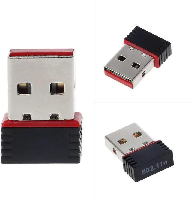Alt view image 6 of 6 - 1 pcs 150Mbps USB 2.0 Wireless USB WiFi Adapter Wireless Networking Card 802.11 b/g/n 2.4GHz LAN Adapter Antenna Wi fi Adapters