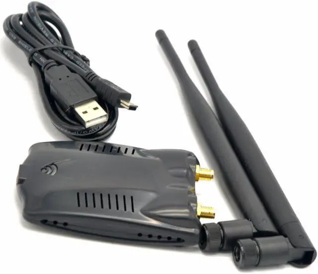 Alt view image 4 of 6 - 1 pcs WTXUP Atheros AR9271 802.11n 150Mbps Wireless USB WiFi Adapter + 2x 6dBi WiFi Antenna for Windows 7/8/10/Kali Linux/Roland Piano