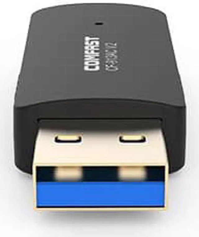 Alt view image 3 of 6 - 1 pcs 1200Mbps WiFi USB Network Adapter USB 3.0 Gigabit Router Wireless USB Network Card AC Dual Band 2.4G/5.0GHz CF 913AC V2