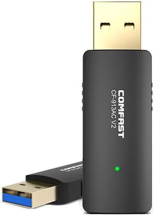 Alt view image 2 of 6 - 1 pcs 1200Mbps WiFi USB Network Adapter USB 3.0 Gigabit Router Wireless USB Network Card AC Dual Band 2.4G/5.0GHz CF 913AC V2