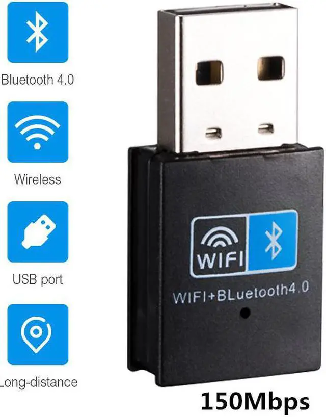 Main image of 1 pcs Wireless WiFi Bluetooth Adapter 150Mbps USB WiFi Adapter Receiver 2.4G Bluetooth V4.0 Network Card Transmitter IEEE 802.11b/g/n