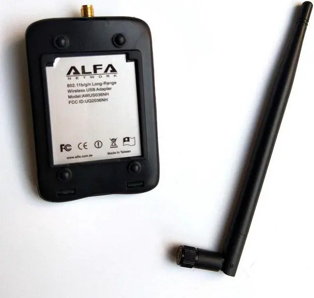 Alt view image 5 of 5 - 1 pcs Wireless WiFi USB Adapter with 5dbi anenna USB AWUS036NH Network Ralink 3070L 150Mbps Wifi Network Card 2000MW 1Set for server