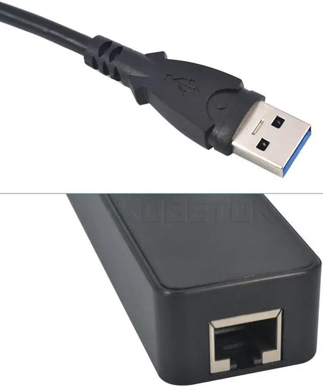 Alt view image 5 of 6 - 1 pcs 3 Ports USB 3.0 Hub To RJ45 10/100/1000 Mbps Gigabit Ethernet LAN1 Wired Internet Network Card USB WIFI Adapter For Windows Mac