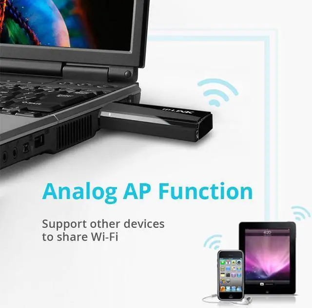 Alt view image 4 of 6 - 1 pcs 1200Mbps USB Wifi Adapter Dual Band Wireless Wifi Antenna Adapter USB3.0 IEEE802.11ac Network Card Wifi Dongle for PC Windows