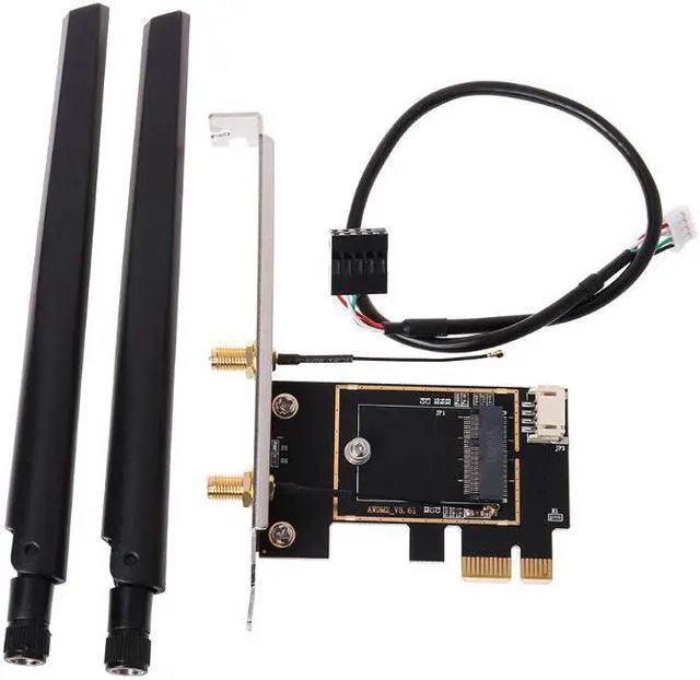Main image of 1 pcs 1Set M.2 NGFF to PCI E Converter Desktop Wireless WiFi Bluetooth Network Card Adapter Board Converter Kit New