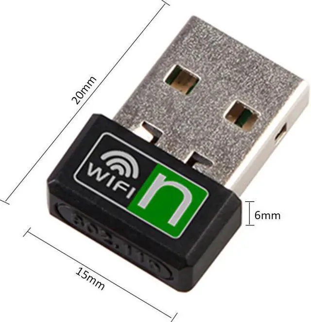 Alt view image 4 of 6 - 1 pcs 150Mbps Mini USB Wireless WiFi Adapter Soft AP Wifi Adapter Built in Antenna USB2.0 Hi Speed Connector USB WiFi Adapter