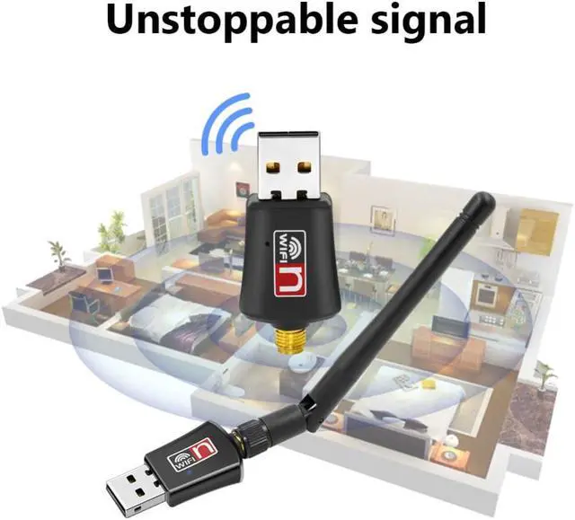 Alt view image 6 of 6 - 1 pcs wifi adapter USB 2.0 wifi antenna TECHKEY wifi usb ethernet 150Mbps wifi dongle 802.11 n/g/b enchufe wi fi usb lan comfas wi fi