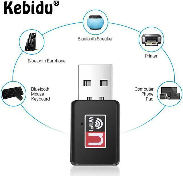 Main image of 1 pcs Mini USB 150Mbps WiFi Wireless Adapter Receiver External Network Card Adapter Wifi Dongle 802.11n/b/g For Macbook Win10/8