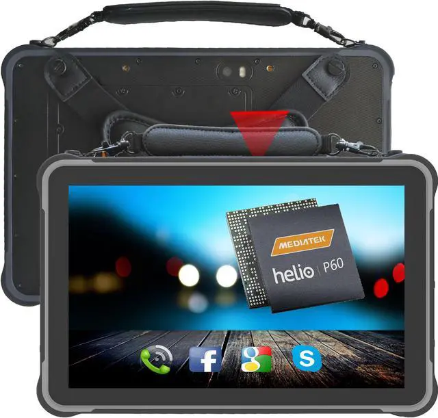Alt view image 6 of 6 - Sincoole 10 inch android 11 rugged tablet PC with 6G ram 128G rom CPU: MT6771 4Glte WIFI BT GPS IP65 industrial tablet PC waterproof dusty proof and dropping proof PDA with 2D barcode reader