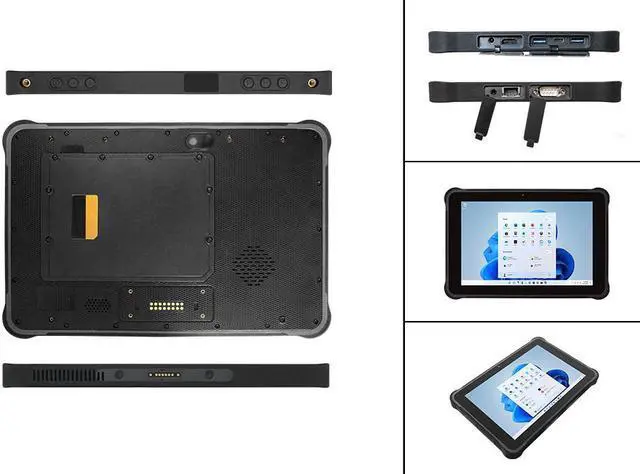 Alt view image 2 of 6 - Sincoole Technology 12th CPU I7-1255U 10.1inch windows 11pro rugged tablet PC 16GB Ram 512GB SSD rom 1920*1200 resolution  450nits RJ45  RS232 USB2.0 USB3.0 WIFI BT GPS NFC industrial PDA IP54