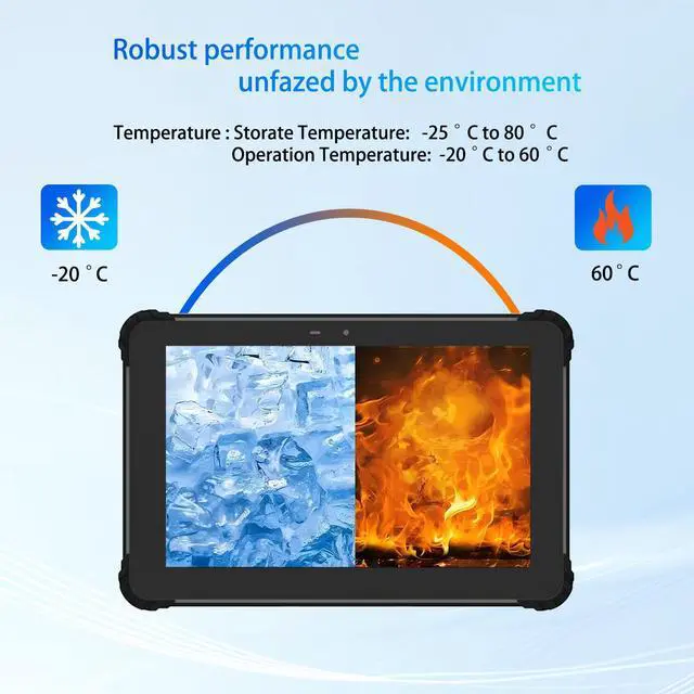 Alt view image 6 of 7 - Sincoole 10.1inch windows 11 rugged handheld terminal with CPU:I5-1235U 4G Lte GPS WIFI BT NFC IP65 grade protection rugged pda 8G ram 256G rom, usb3.0 slot 2D scanner