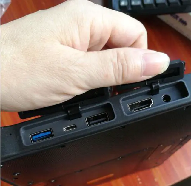 Alt view image 2 of 7 - Sincoole 4G LTE windows 10 pro 10 inch rugged tablet PC with WIFI GPS front NFC 4GB ram 64GB rom IP65 grade and 1.5m dropping RJ45 RS232 usb2.0 usb3.0 HDMI DC slot industrial tablet PC windows PDA