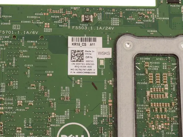 Alt view image 3 of 4 - Dell OEM Inspiron 7570 7573 Motherboard System Board Core i5 Motherboard 0DT41