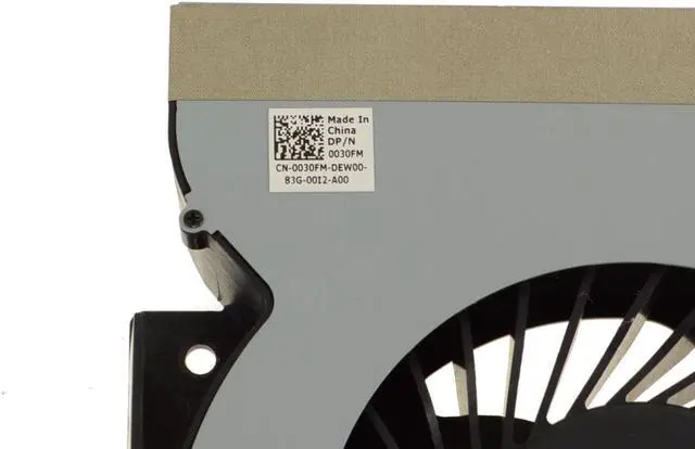 Alt view image 3 of 3 - Dell OEM Inspiron 27 7775 All-In-One CPU Chassis Cooling Fan 030FM
