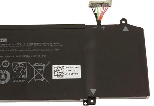 Alt view image 3 of 4 - New Dell OEM Original Alienware m15 m17 90Wh 6-cell Laptop Battery XRGXX