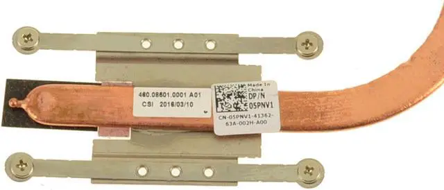 Alt view image 3 of 3 - Dell OEM Inspiron 7778 CPU Heatsink for Integrated Intel Graphics 5PNV1