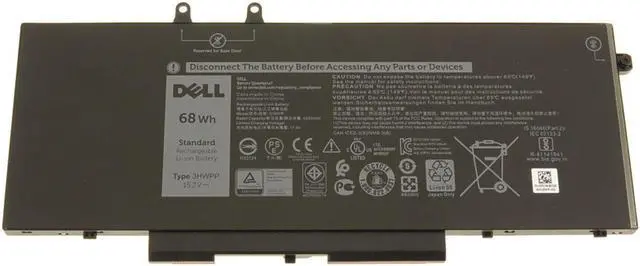 Alt view image 2 of 7 - Dell 3HWPP Laptop Battery - 4 Cells - 68Wh - 15.2 Volts - Lithium-ion