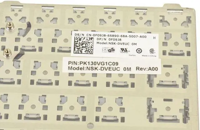 Alt view image 3 of 3 - New French Canadian Dell OEM Latitude E6440 Laptop Keyboard FR-CAN F09J8