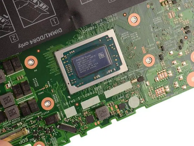 Alt view image 5 of 8 - Dell OEM Inspiron 5485 Motherboard System Board AMD Ryzen Motherboard W5DR7