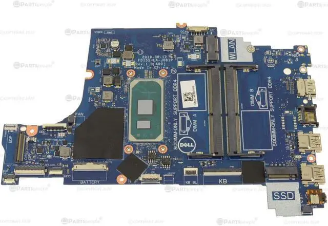 Main image of Dell OEM Inspiron 5593 Motherboard System Board Core i5 Motherboard PYKXN