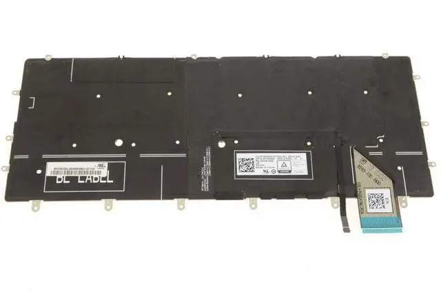 Alt view image 2 of 3 - New WHITE Dell OEM XPS 9370 9380 Laptop Backlit Keyboard FVW9W