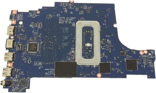 Alt view image 2 of 8 - Dell OEM Inspiron 5593 Motherboard System Board Core i7 Motherboard PTGYC