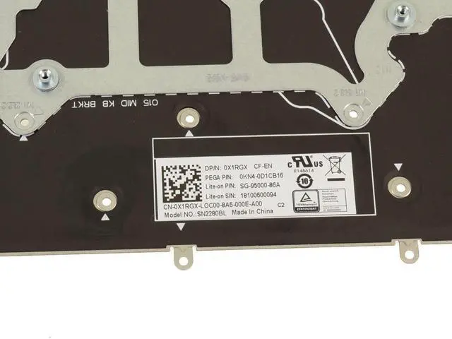Alt view image 3 of 6 - French English OEM Alienware m15 Backlit Laptop Keyboard Laptop Keyboard JH0Y8