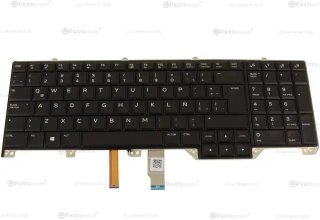 Main image of New SPANISH OEM Alienware 17 R5 Backlit Laptop Keyboard Assembly Spanish 18JFN