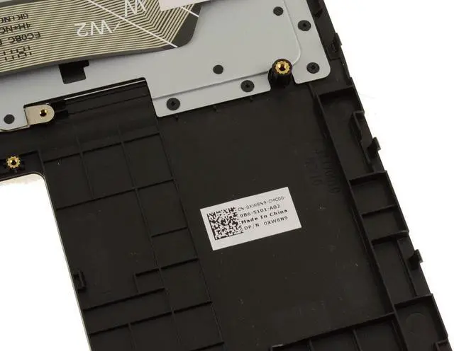Alt view image 3 of 13 - Brazilian Dell OEM Inspiron 7567 7566 Palmrest Backlit Laptop Keyboard XW8N9