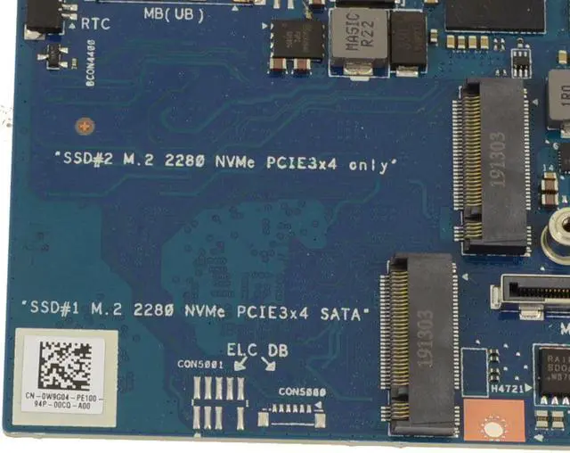 Alt view image 3 of 4 - Dell OEM Alienware m15 m17 Laptop Motherboard System Motherboard W9G04