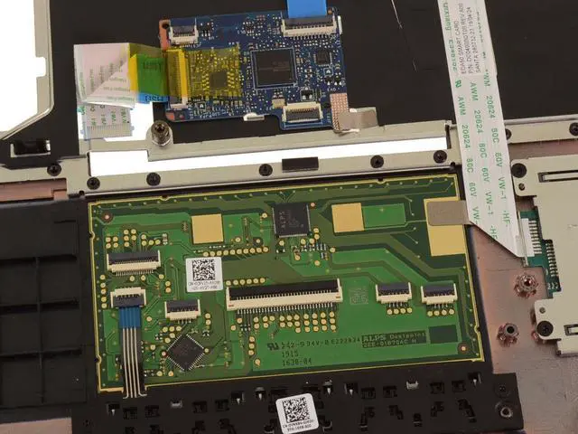 Alt view image 6 of 6 - Dell OEM Precision 7540 Touchpad Palmrest Assembly  Smart Card Reader T2M67