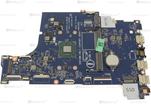 Main image of Dell OEM Inspiron 3595 Motherboard System Board AMD A9-9425 Motherboard 26MNR