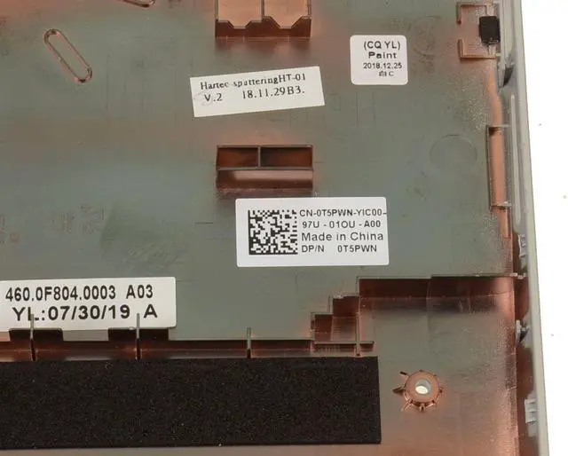 Alt view image 3 of 5 - New Dell OEM Inspiron 5580 5585 Laptop Base Bottom Cover Assembly T5PWN