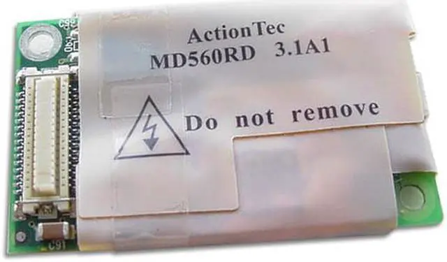 Main image of Action Tec Internal Mini 56k Card Modem 0F802