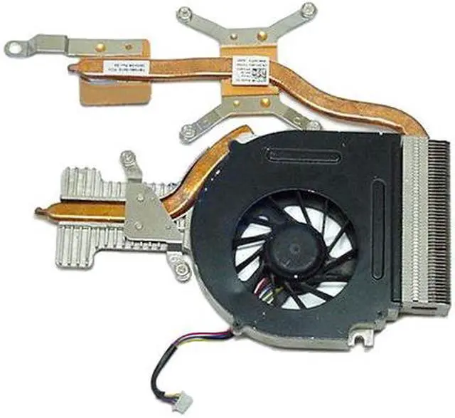 Alt view image 2 of 2 - New Dell Studio 1555 Laptop Cpu Fan & Heatsink Y140J w/ Discrete ATI Graphics Only