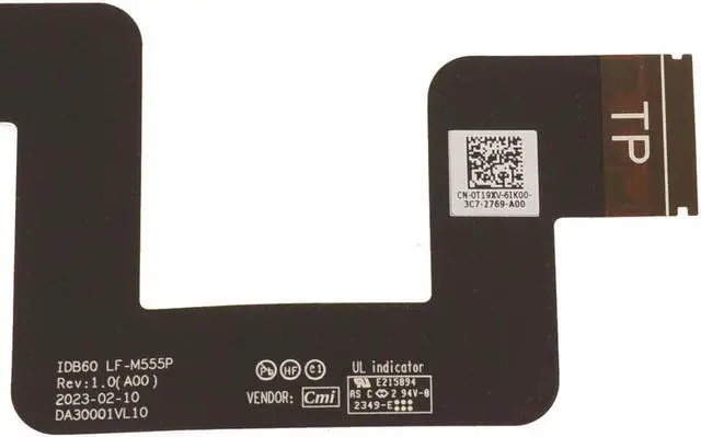 Alt view image 2 of 3 - Dell OEM Precision 5680 5690 Ribbon Cable for Touchpad T19XV