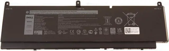 Alt view image 2 of 6 - Dell PKWVM Replacement Battery For Select Dell Precision Models - 6-cell - 95 Wh - 11.4 V - Lithium-ion