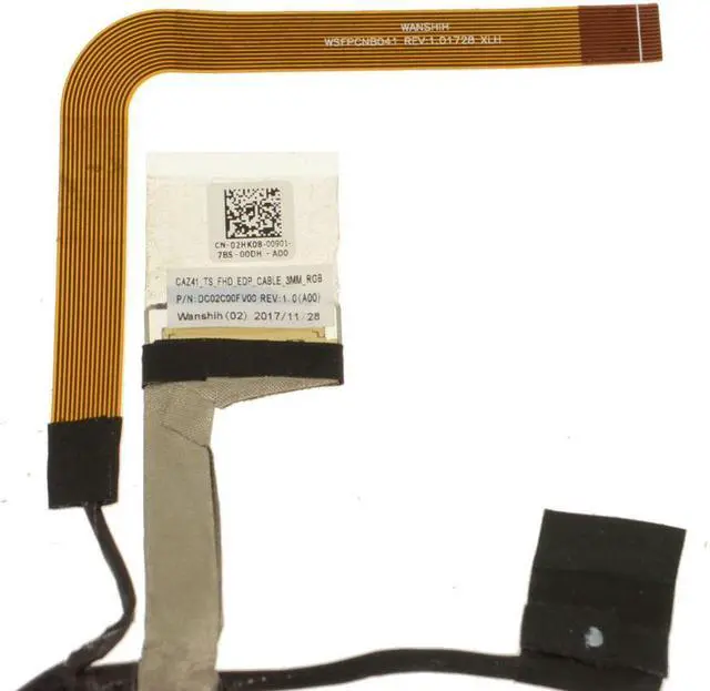 Alt view image 2 of 3 - Dell OEM Latitude 7390 2-in-1 13.3" Touchscreen FHD LCD Ribbon Cable 2HK08