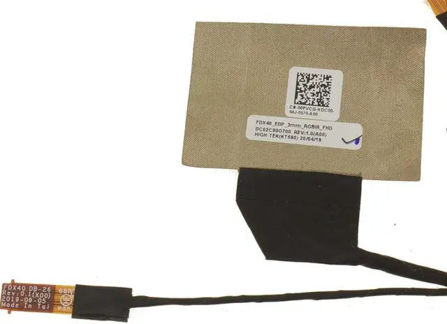 Alt view image 4 of 4 - Dell OEM Latitude 7410 Laptop 14" Ribbon LCD Video Cable NTS 3mm IR Cam 0PVCG