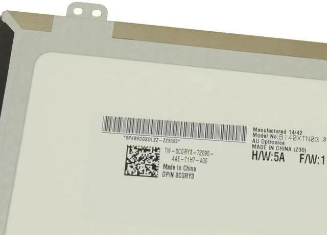 Alt view image 5 of 5 - Dell - 14-inch Liquid Crystal Display - 14" - HD - WLED Backlight