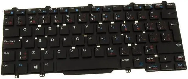 Main image of New French English Dell OEM Latitude 3340 Laptop Keyboard GV56C