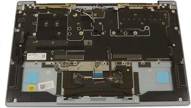 Alt view image 3 of 4 - Dell TKH4F DGNXW Palmrest with Keyboard and Touchpad Assembly for XPS 13 9315 - US English - Backlit - Sky / Light Blue