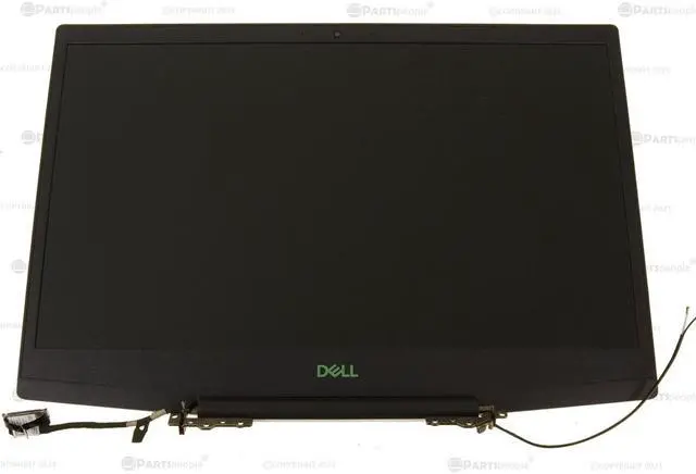 Alt view image 2 of 6 - Dell 3K7CP 15.6 Inches Non Touch FHD LCD Screen Assembly with Hinges for G Series G3 15 3590 - Matte - 60 Hz - White with Blue Logo