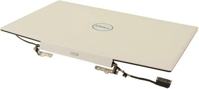 Alt view image 5 of 6 - Dell 3K7CP 15.6 Inches Non Touch FHD LCD Screen Assembly with Hinges for G Series G3 15 3590 - Matte - 60 Hz - White with Blue Logo